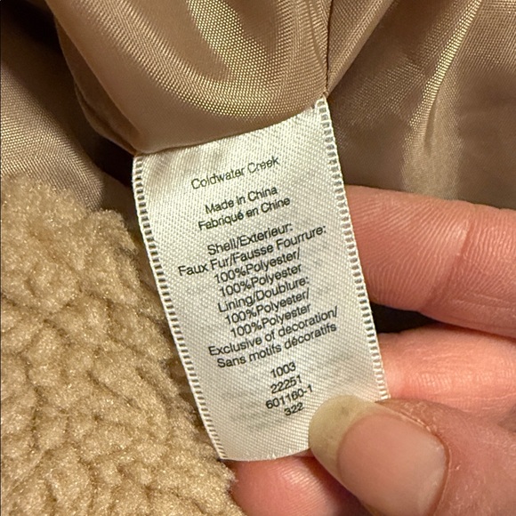 Coldwater Creek wind river sherpa fleece jacket - Picture 10 of 10